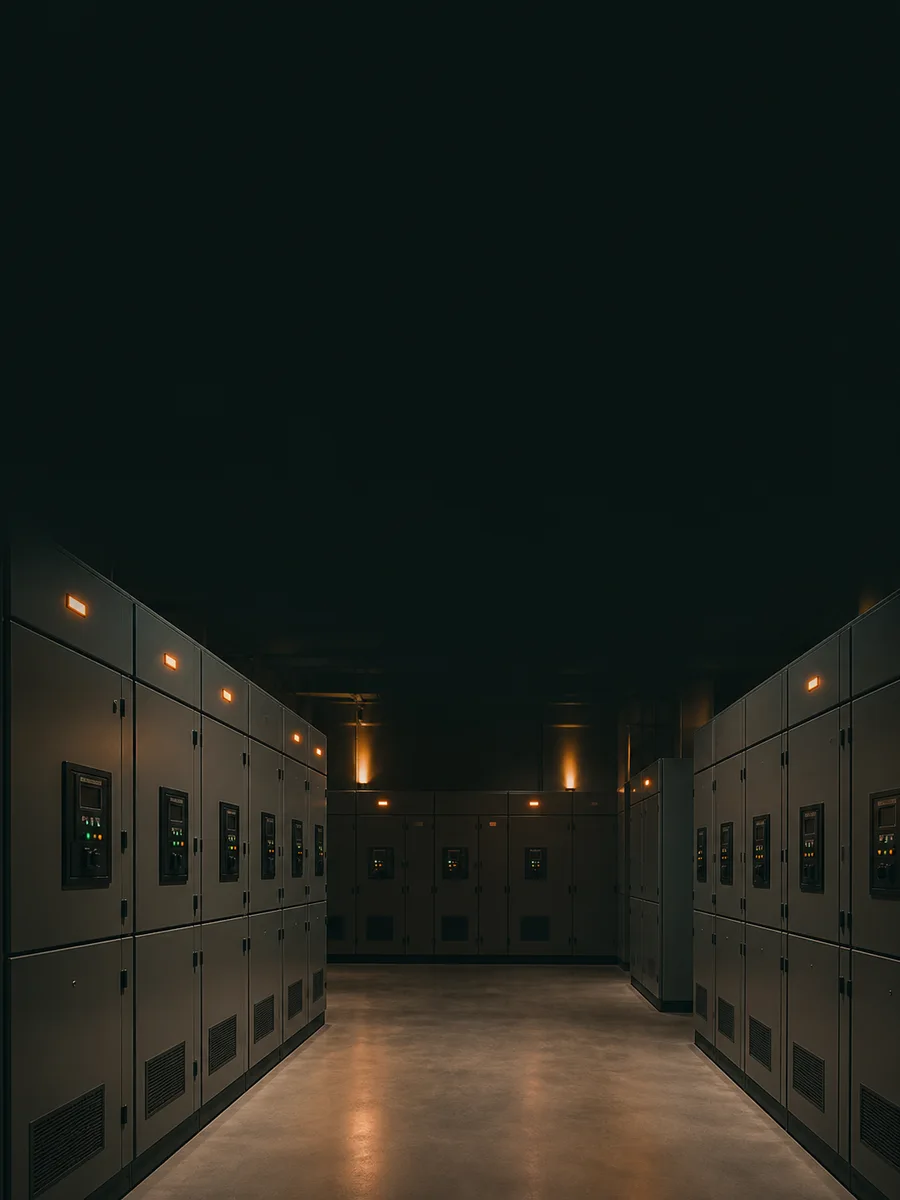 Escena ilustrativa de Ingeniería eléctrica, generada con IA