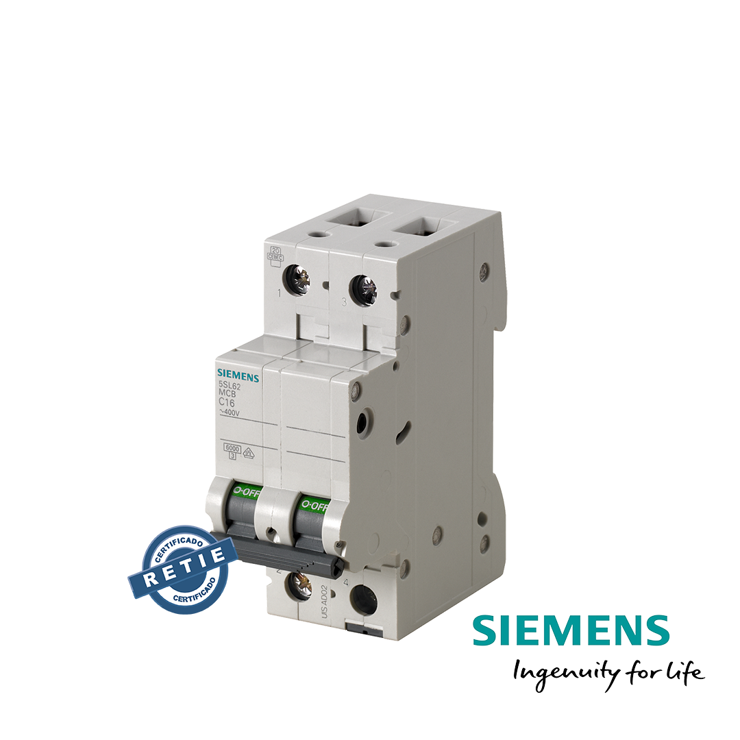 Breaker AC Siemens 230/400VAC 2P