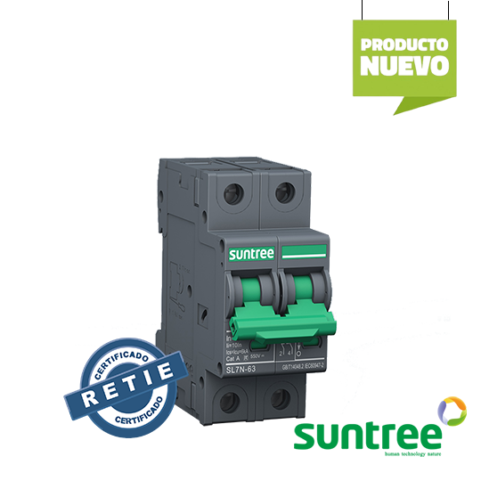 Breaker DC SUNTREE 600V DC RETIE