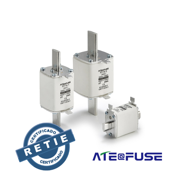 Fusibles 125/160/200/250A AITE Categoría gG, 690VAC/250VDC Protección Baterías