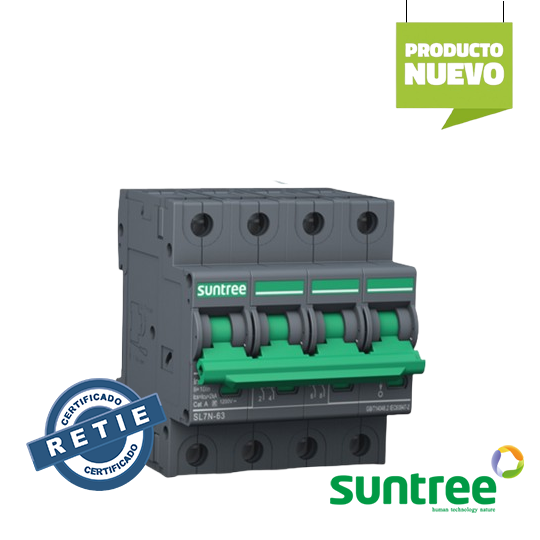 Breaker DC SUNTREE 1000V DC RETIE