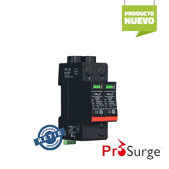 DPS T1+2 para aplicaciones fotovoltaicas 2P 600VDC - PROSURGE