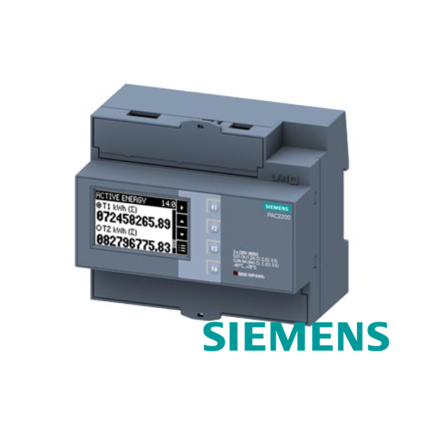 Medidor Bidireccional Trifasico Siemens-Riel DIN