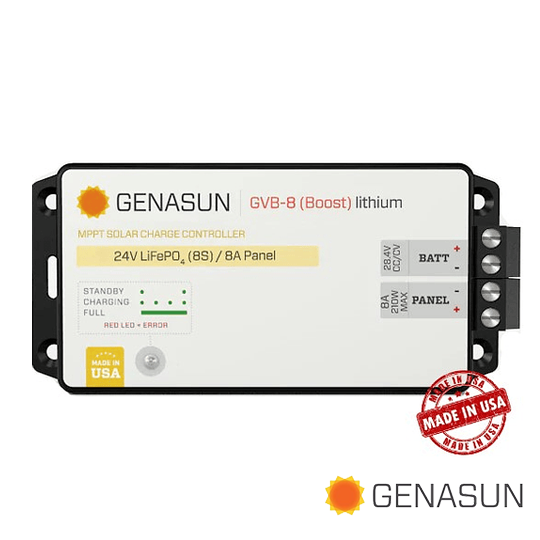Controlador de carga MPPT 8A GVB-8-LI-XXV