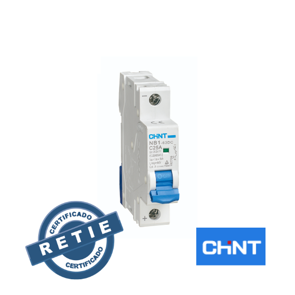 Breaker DC CHINT 250VDC RETIE
