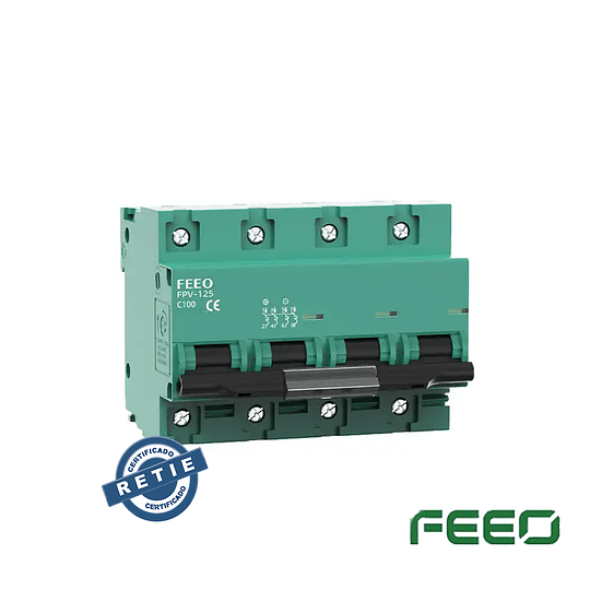 Breaker DC FEEO 1500VDC RETIE