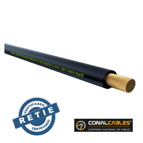Cable Soldador Conalcables 2AWG / 4AWG / 6AWG
