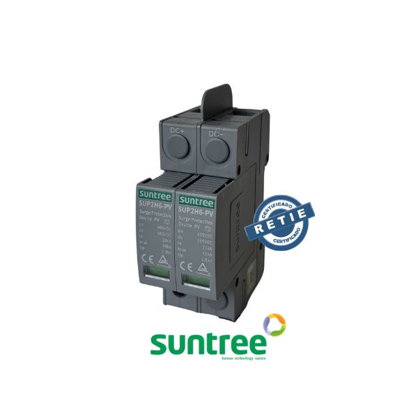 DPS T2 para aplicaciones fotovoltaicas 2 Polos SUNTREE 220/600/800VDC