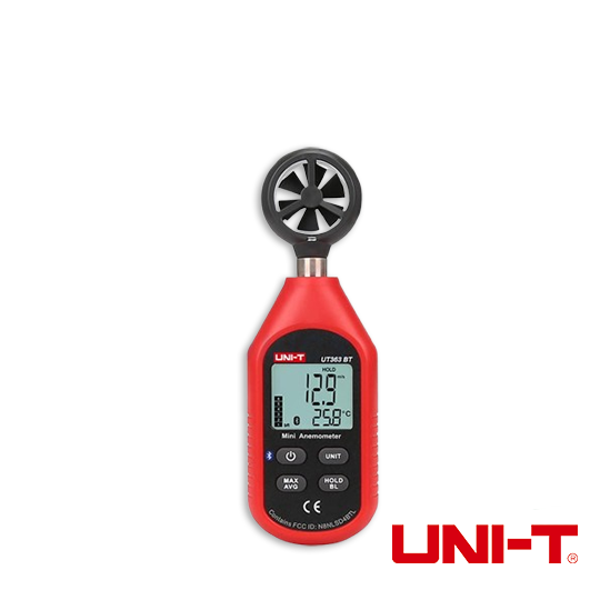 Mini Anemómetro Bluetooth UT363BT - UNI-T