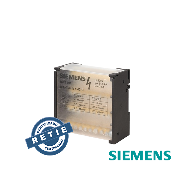 Bloque de distribución SIEMENS 690VAC/DC