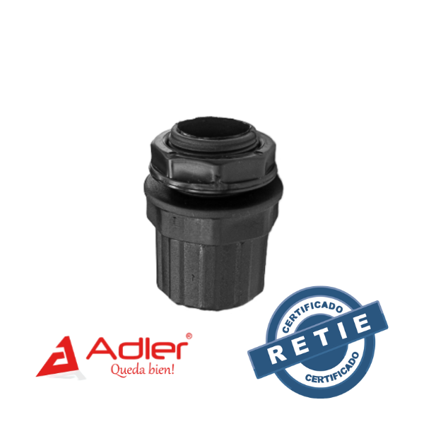 TERMINAL PARA CORAZA FLEXIBLE NYLON NEGRA LIBRE DE HALÓGENOS