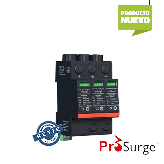 DPS T1+2 para aplicaciones fotovoltaicas 3P 1000/1500VDC - PROSURGE