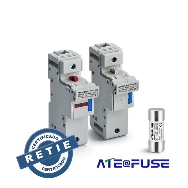 Base portafusible 22x58 mm 1000VDC AITE RETIE 125A