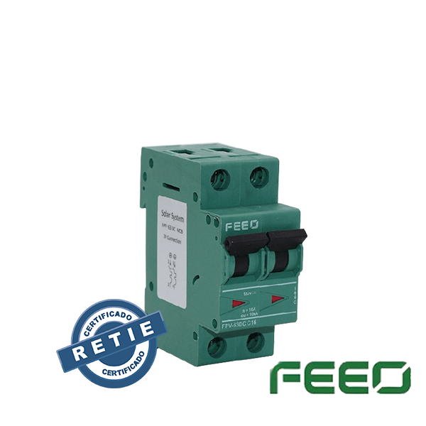 Breaker DC FEEO 550VDC RETIE