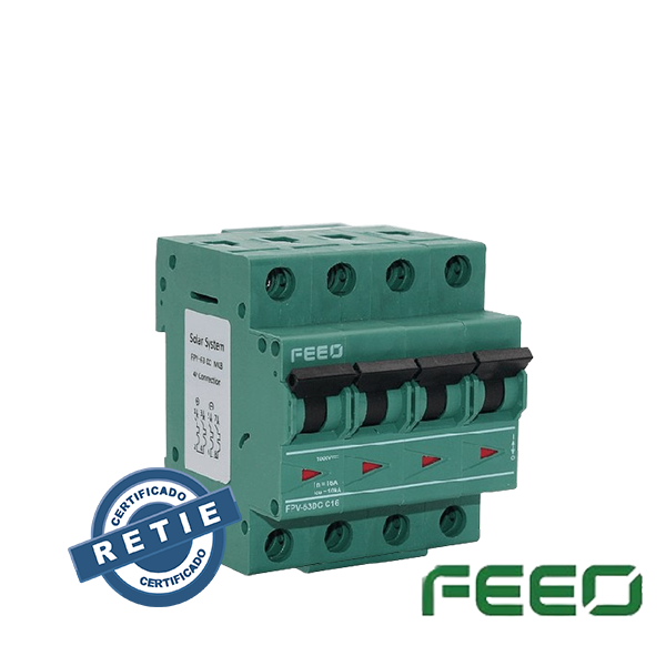 Breaker DC FEEO 1200VDC RETIE