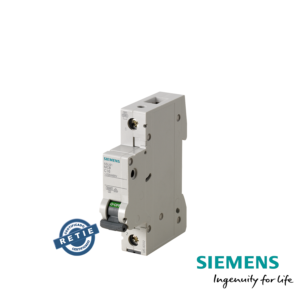 Breaker AC Siemens 230/400VAC 1P