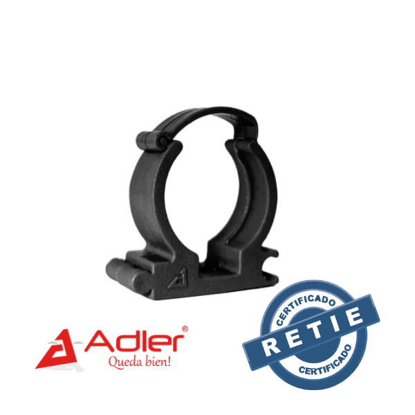 ANCLAJE PARA CORAZA FLEXIBLE NYLON NEGRA LIBRE DE HALÓGENOS