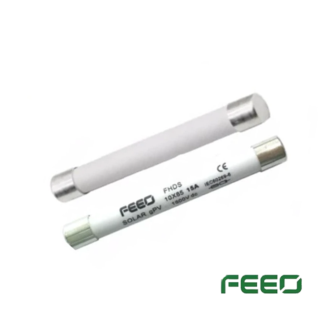 Fusible 10x85MM para sistemas fotovoltaicos categoría gPV FEEO